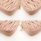 MIU MIU Matelassé Shoulder Bag Pink Leather Crossbody Gold Hardware 7-12-677