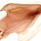 MIU MIU Matelassé Shoulder Bag Pink Leather Crossbody Gold Hardware 7-12-677