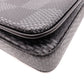 LOUIS VUITTON Trio Messenger 3D Canvas Damier Graphite Handbag, Leather, Gray, Men's