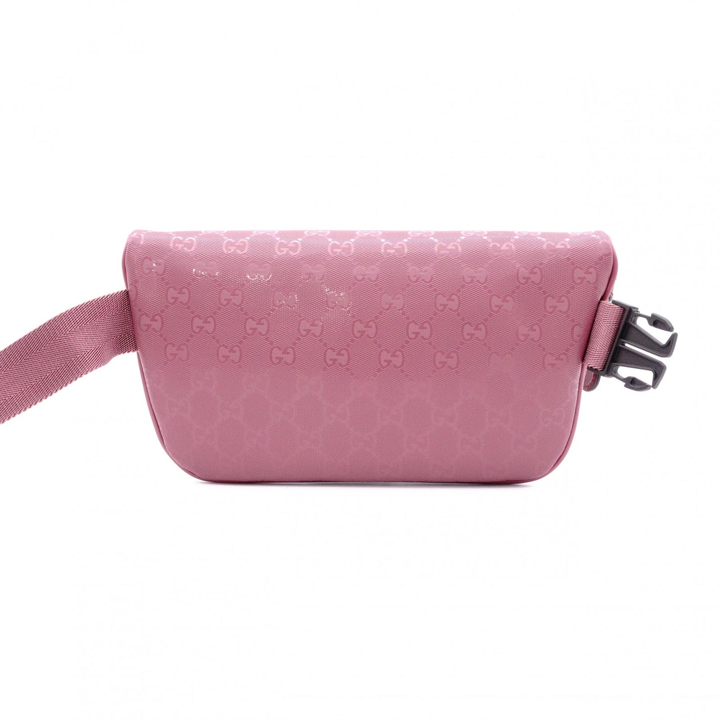 GUCCI Handbag, PVC, Pink, GG Imprimé, Waist Bag, Body Bag, GG Logo