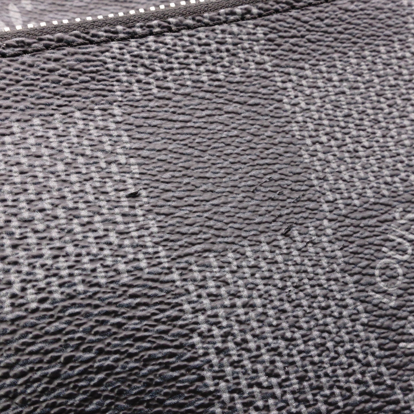 LOUIS VUITTON Trio Messenger 3D Canvas Damier Graphite Handbag, Leather, Gray, Men's
