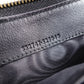 GUCCI Zipper Striped Long Wallet, Leather, Black, L-shaped Zipper