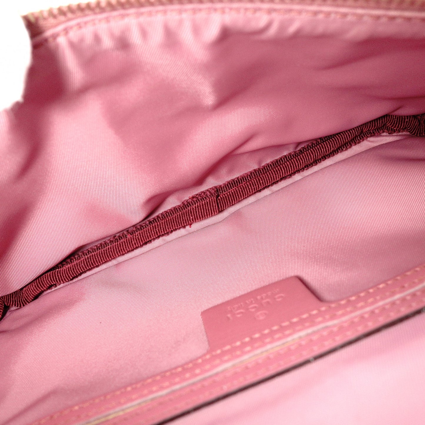 GUCCI Handbag, PVC, Pink, GG Imprimé, Waist Bag, Body Bag, GG Logo