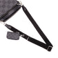 LOUIS VUITTON Trio Messenger 3D Canvas Damier Graphite Handbag, Leather, Gray, Men's