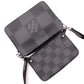 LOUIS VUITTON Trio Messenger 3D Canvas Damier Graphite Handbag, Leather, Gray, Men's