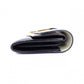 YVES SAINT LAURENT Bicolor Surpis Long Wallet, Leather, Black