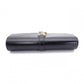 YVES SAINT LAURENT Bicolor Surpis Long Wallet, Leather, Black