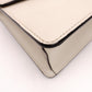 GUCCI Sylvie Shoulder Bag, Leather, White, Single Strap, Gold Hardware, Crossbody