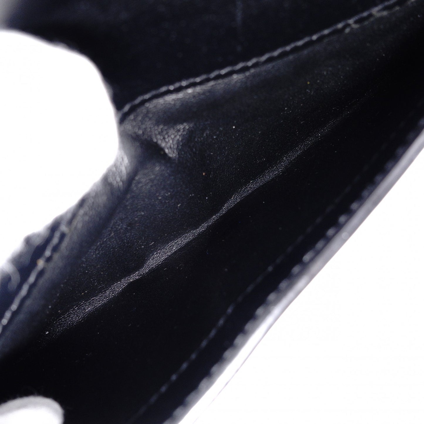 YVES SAINT LAURENT Bicolor Surpis Long Wallet, Leather, Black
