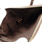 FENDI Zucca Handbag Patent Leather Brown-Tone Leather Pouch Women's R801562
