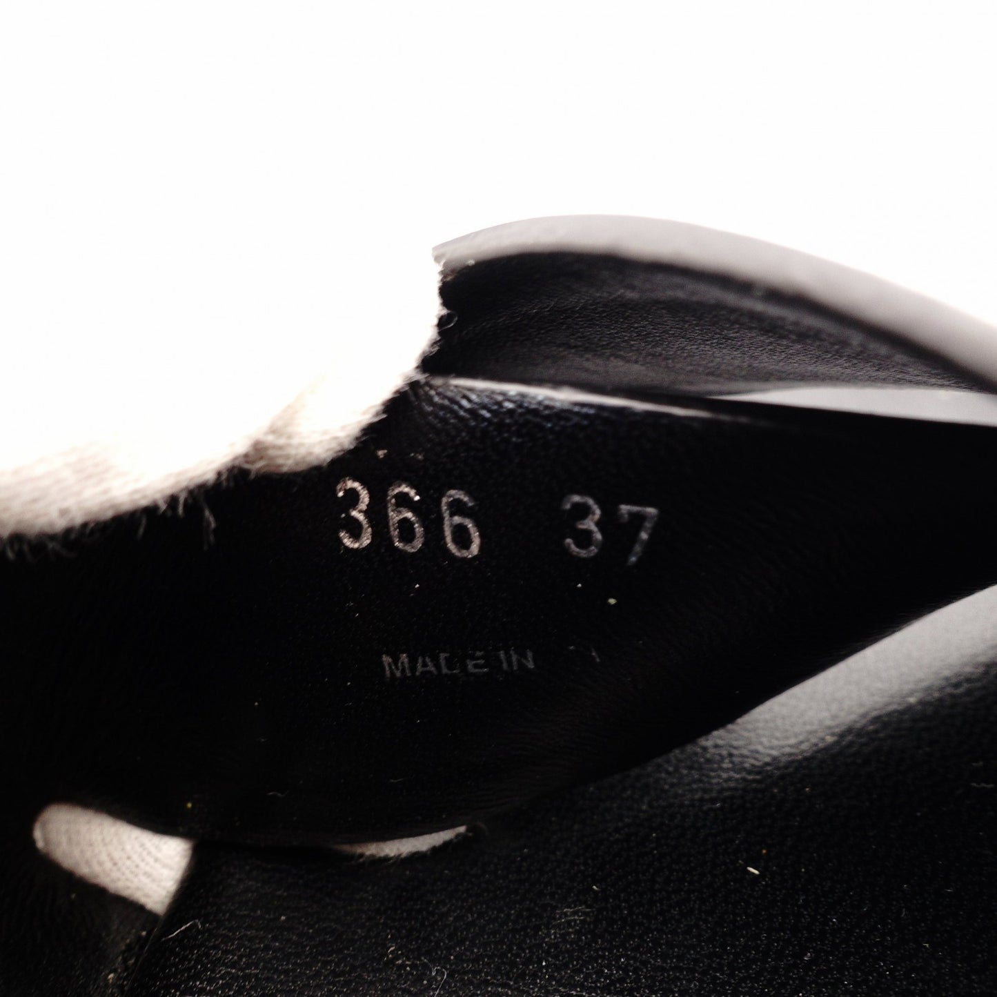 PRADA Sports Black Cross Strap Sandal Size 37 Black Leather Black Women's R801458