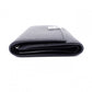 LOEWE Vertical Wallet Anagram Tri-fold Wallet Leather Black with Silver Hardware