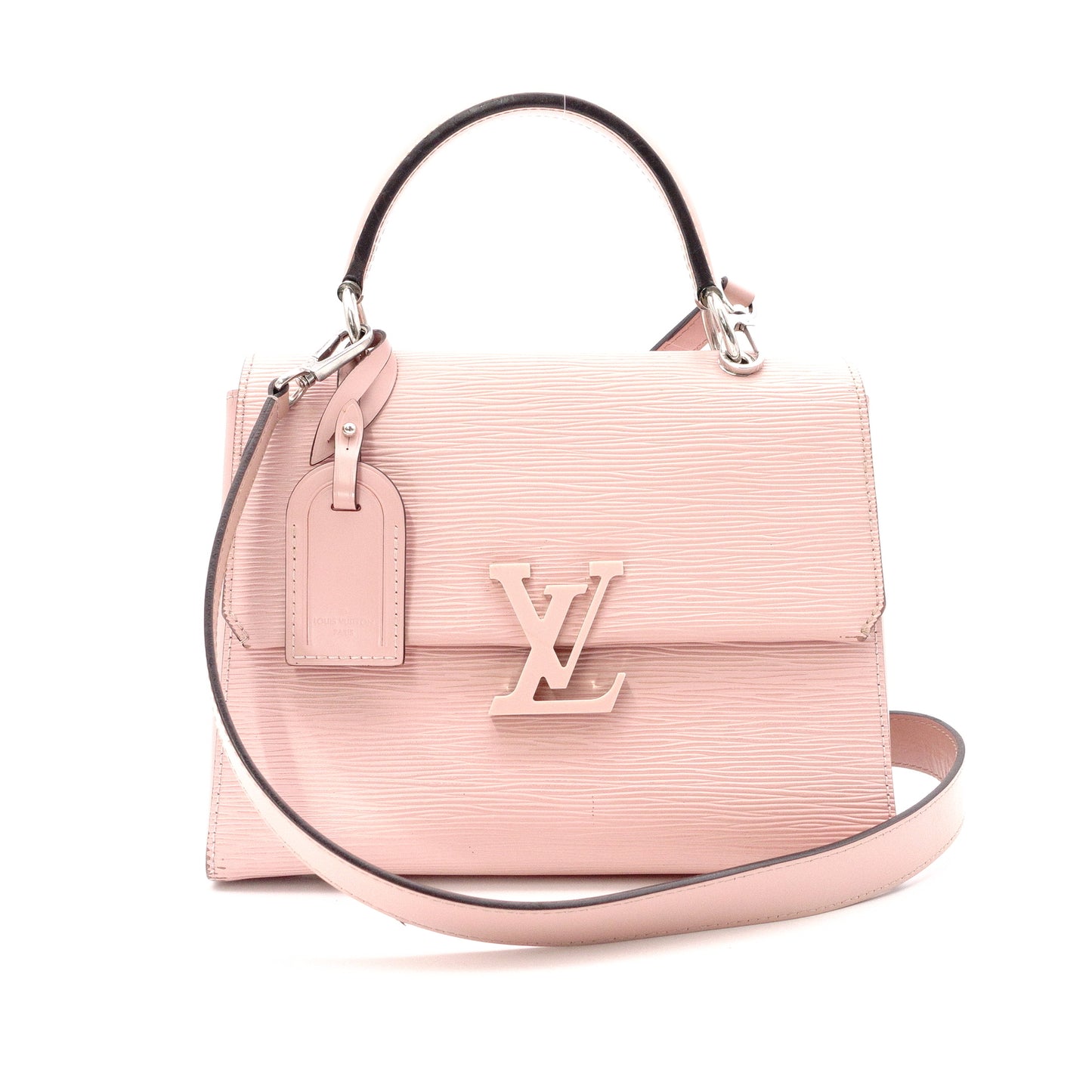 Louis Vuitton Grenelle PM Epi Handbag, Leather, Pink, 2-Way Crossbody, LV Logo