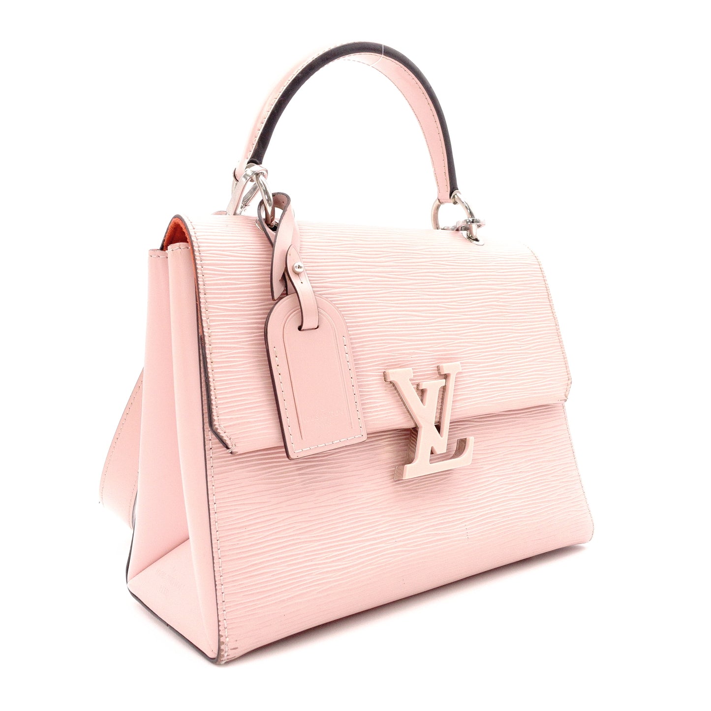 Louis Vuitton Grenelle PM Epi Handbag, Leather, Pink, 2-Way Crossbody, LV Logo