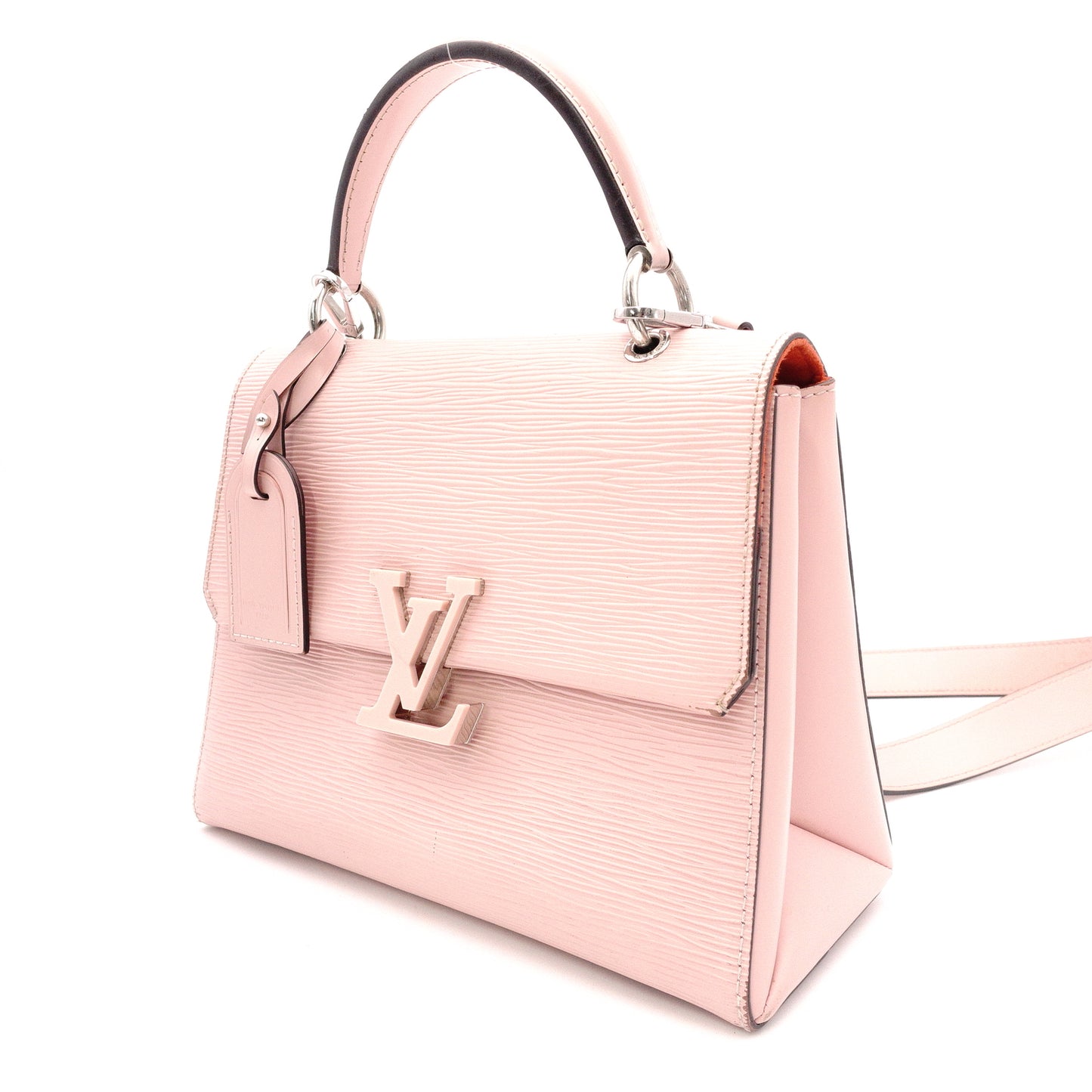 Louis Vuitton Grenelle PM Epi Handbag, Leather, Pink, 2-Way Crossbody, LV Logo