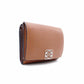 LOEWE Vertical Wallet Anagram Tri-fold Wallet Leather Brown