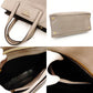 PRADA Argila Saffiano Leather Handbag Gray Leather 2-Way Shoulder R801614