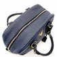 PRADA Vittorino Shoulder Bag Blue Navy Gold Hardware Tote R801379