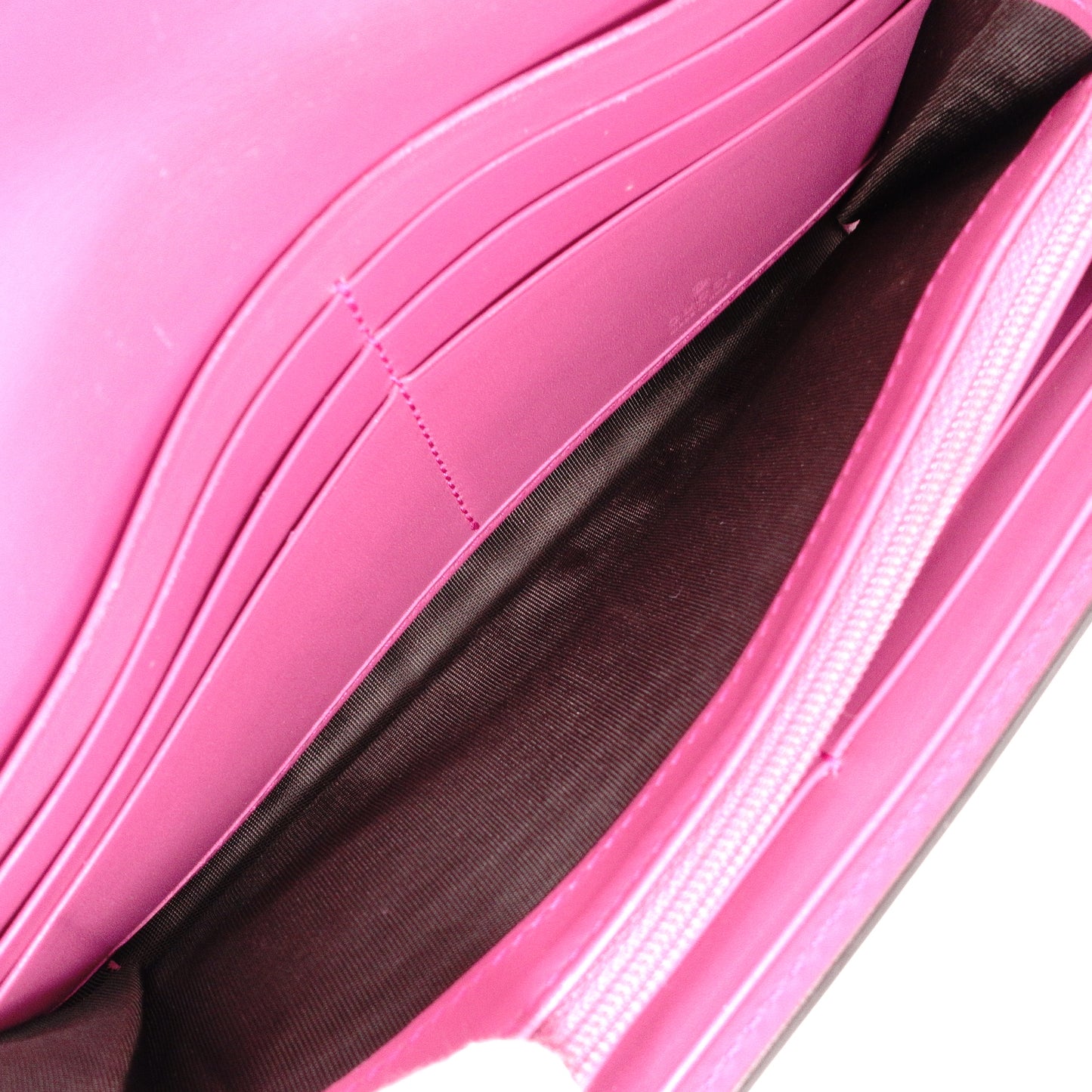 GUCCI GG Supreme Long Wallet, PVC/Leather, Pink, Red, GG Logo Wallet
