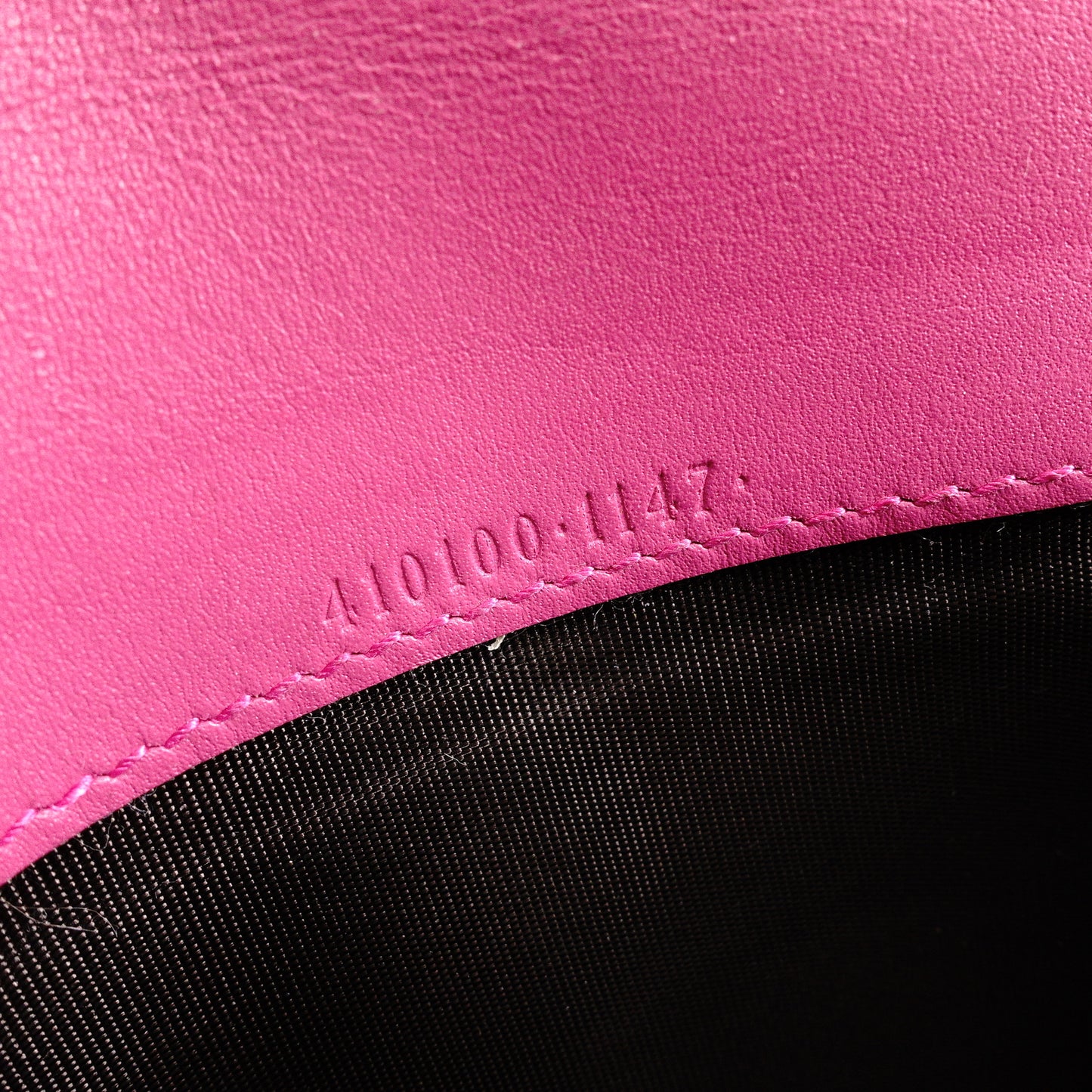 GUCCI GG Supreme Long Wallet, PVC/Leather, Pink, Red, GG Logo Wallet