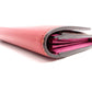 GUCCI GG Supreme Long Wallet, PVC/Leather, Pink, Red, GG Logo Wallet