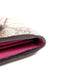 GUCCI GG Supreme Long Wallet, PVC/Leather, Pink, Red, GG Logo Wallet