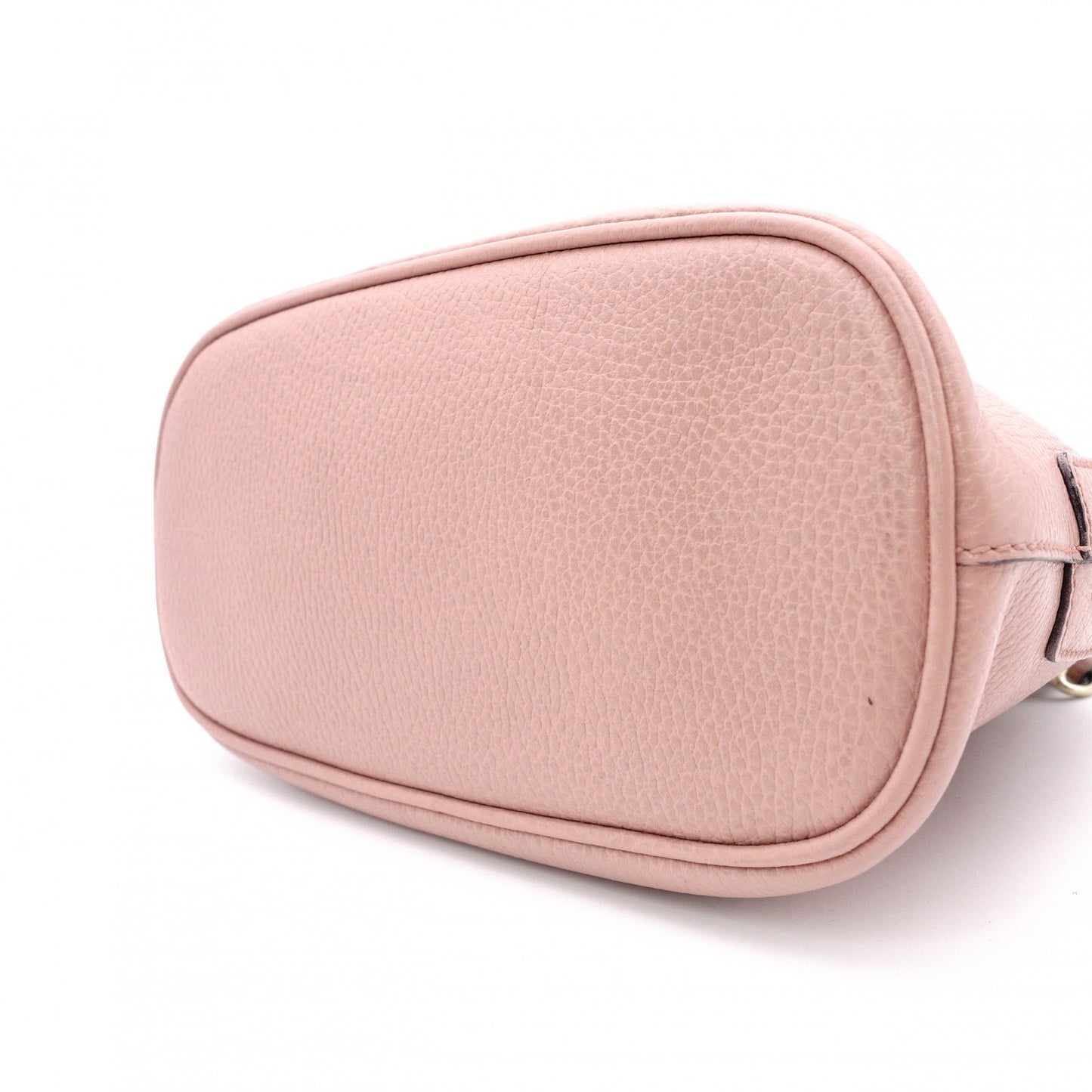 GUCCI Interlocking Shoulder Bag, Leather, Pink, 2-Way