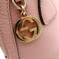 GUCCI Interlocking Shoulder Bag, Leather, Pink, 2-Way