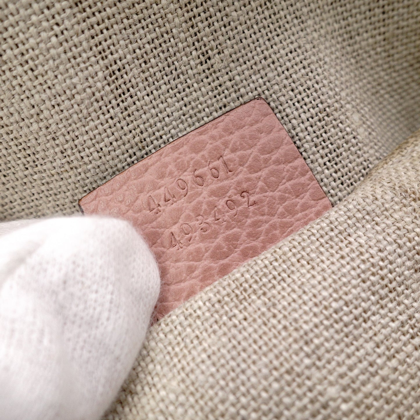 GUCCI Interlocking Shoulder Bag, Leather, Pink, 2-Way