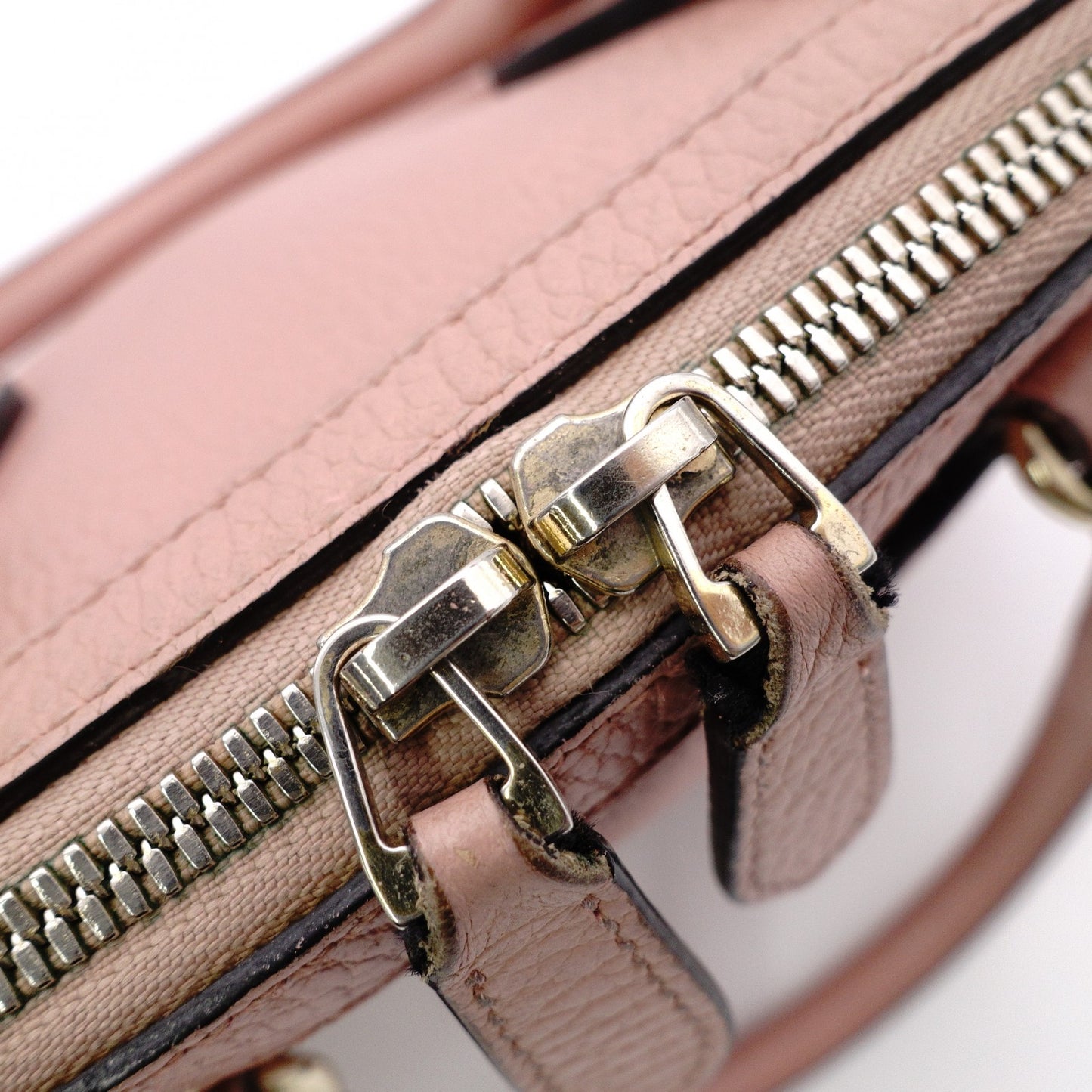 GUCCI Interlocking Shoulder Bag, Leather, Pink, 2-Way