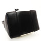 Balenciaga Navy Bucket Shoulder Bag Canvas Beige × Black Crossbody Leather 7-12-477