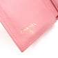 CHANEL Caviar Skin Matelassé Long Wallet, Leather, Pink, CC Logo, Gold Hardware, Foldable Wallet