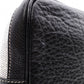 HERMES Garden Party PM Tote Bag, Canvas and Leather, Grey, with “F” Engraving