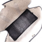 HERMES Garden Party PM Tote Bag, Canvas and Leather, Grey, with “F” Engraving