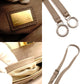 FENDI Peekaboo Handbag Greige 2-Way Shoulder Leather Gold Hardware R801609