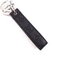 LOUIS VUITTON Monogram Shadow Keychain Dragonne Charm, Leather, Black, Key Charm
