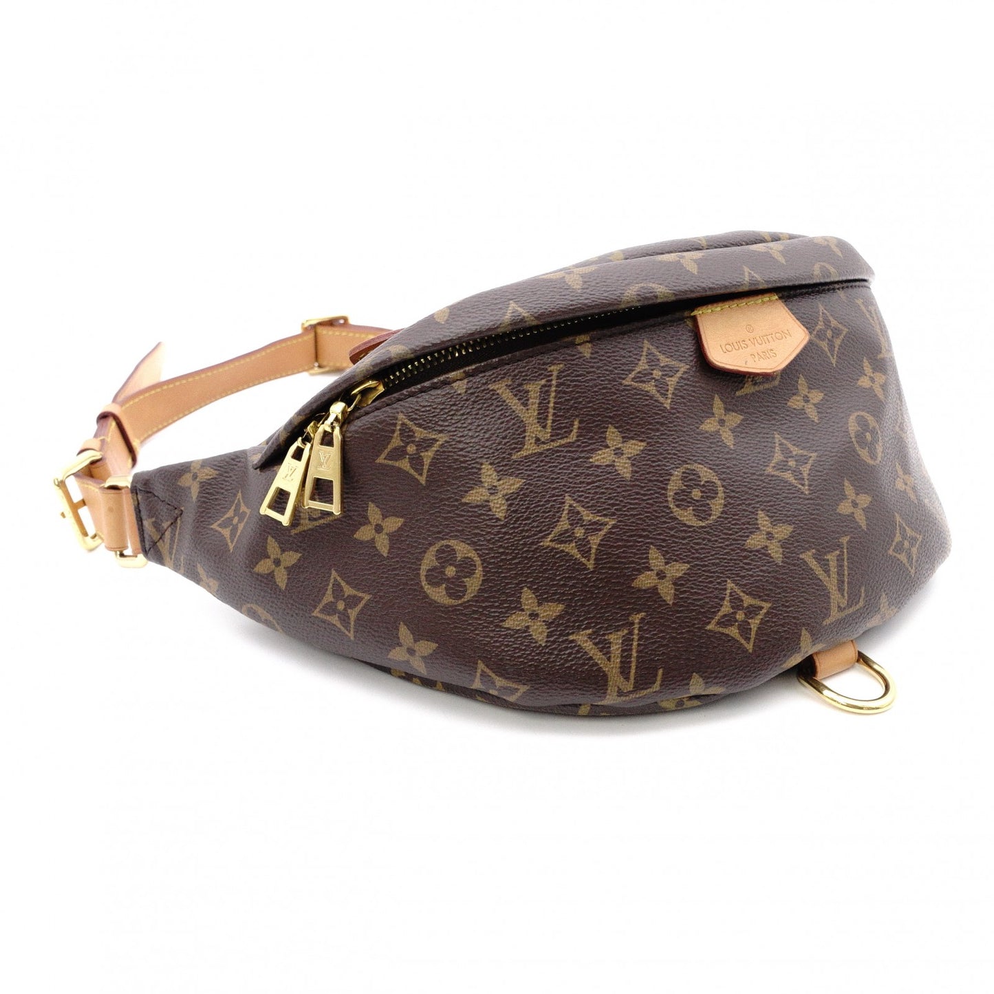 LOUIS VUITTON Bumbag, Monogram Canvas, Body Bag / PVC / Leather, Brown