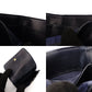 DIOR Trotter Tri-Fold Wallet Canvas Navy Mini Wallet Leather 7-9-423