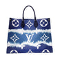 LOUIS VUITTON On the Go MM OTG LV Escal Handbag, PVC/Leather, Blue, 2-Way Shoulder Bag