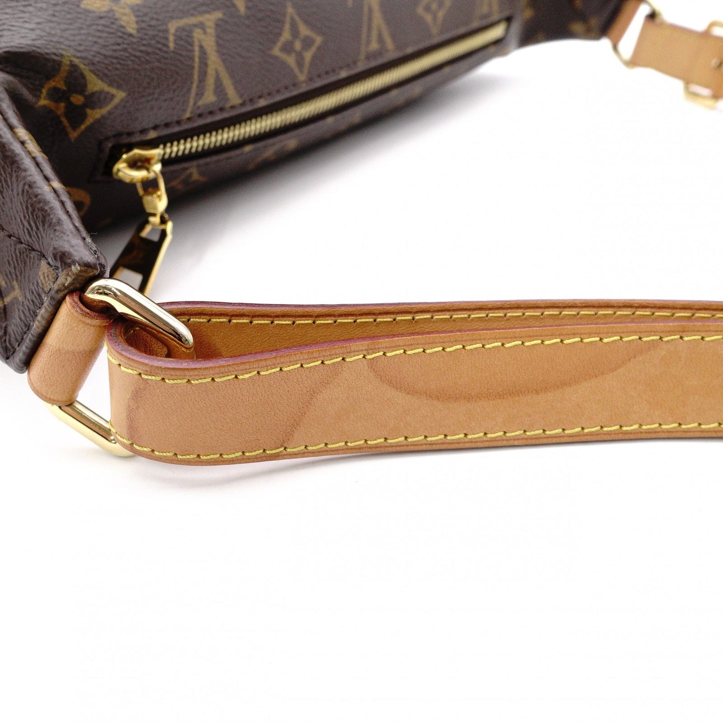 LOUIS VUITTON Bumbag, Monogram Canvas, Body Bag / PVC / Leather, Brown