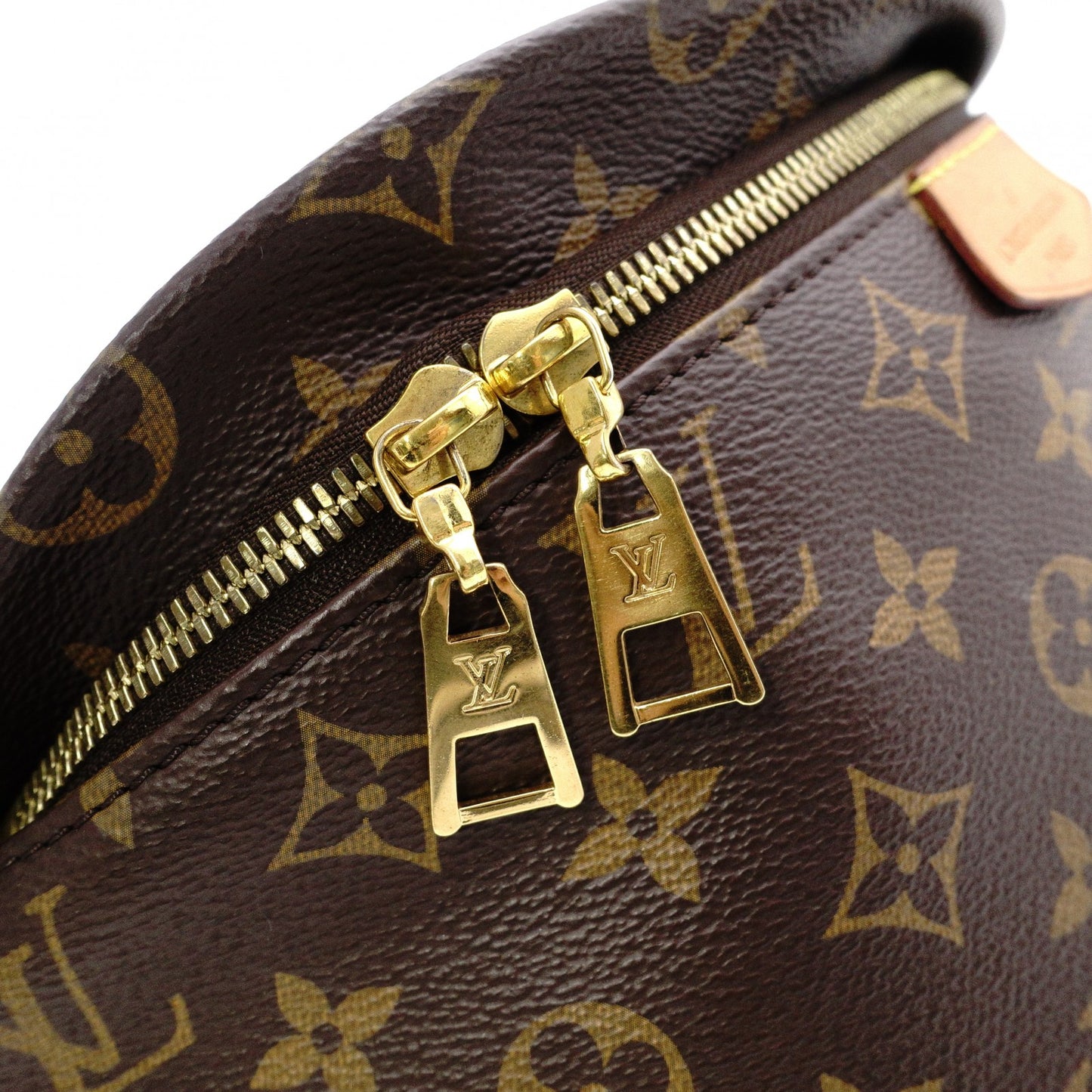 LOUIS VUITTON Bumbag, Monogram Canvas, Body Bag / PVC / Leather, Brown