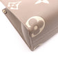 LOUIS VUITTON On the Go PM OTG Monogram Implant Handbag, Leather, Beige, 2-Way