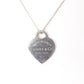 TIFFANY&Co. Return to Tiffany Necklace, 925 Sterling Silver