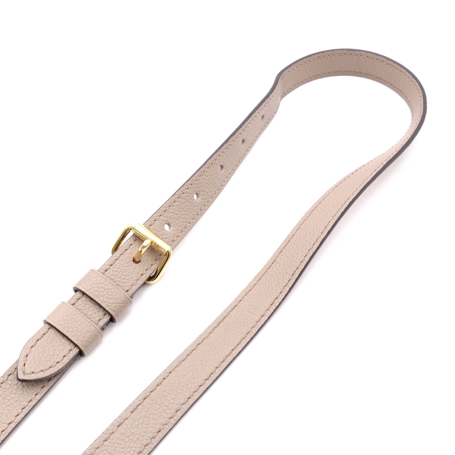 LOUIS VUITTON On the Go PM OTG Monogram Implant Handbag, Leather, Beige, 2-Way