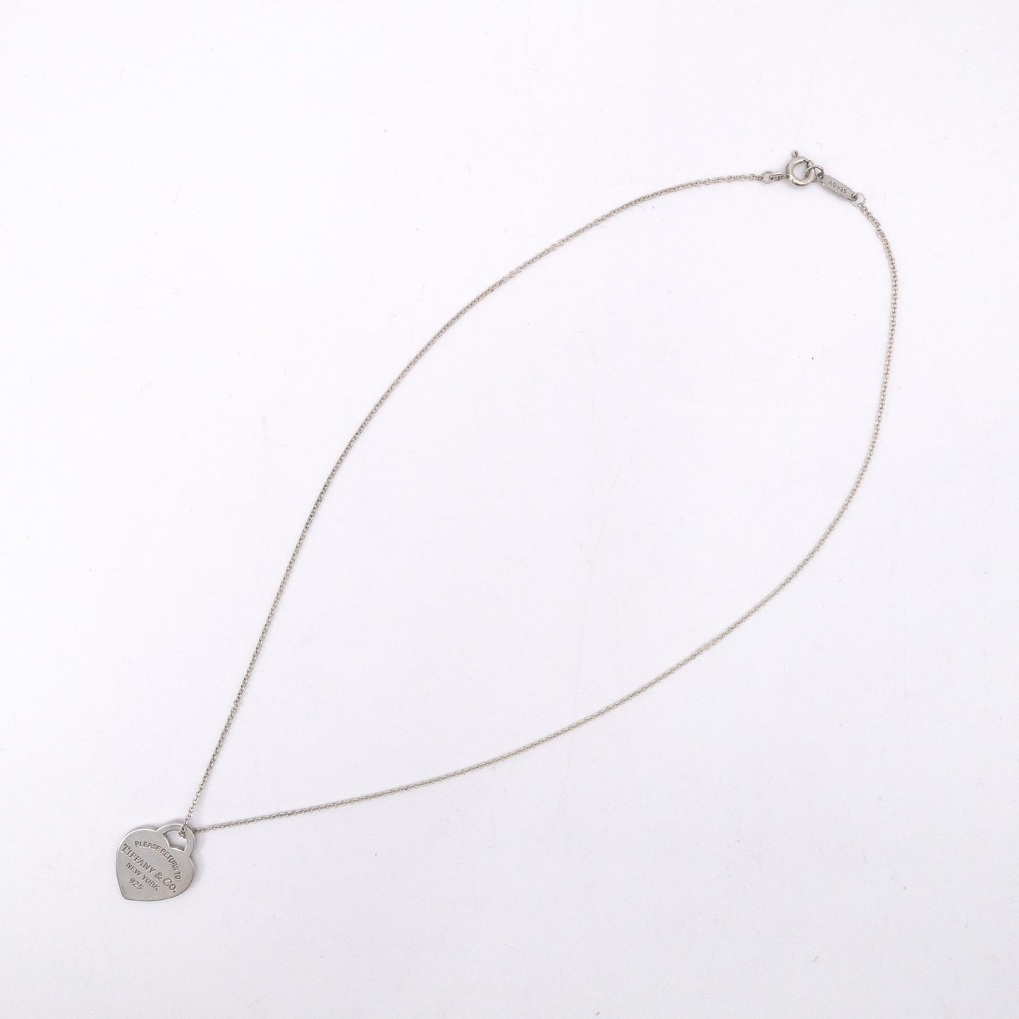 TIFFANY&Co. Return to Tiffany Necklace, 925 Sterling Silver