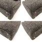 Christian Dior Lady Dior Handbag Gray × Black Tweed R801622