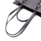 LOUIS VUITTON On the Go MM OTG Monogram Implant Handbag, Leather, Black, 2-Way