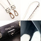 Christian Dior Handbag Lady Dior White Leather White 2-Way Silver Hardware R801492