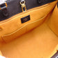 LOUIS VUITTON On the Go MM OTG Monogram Implant Handbag, Leather, Black, 2-Way
