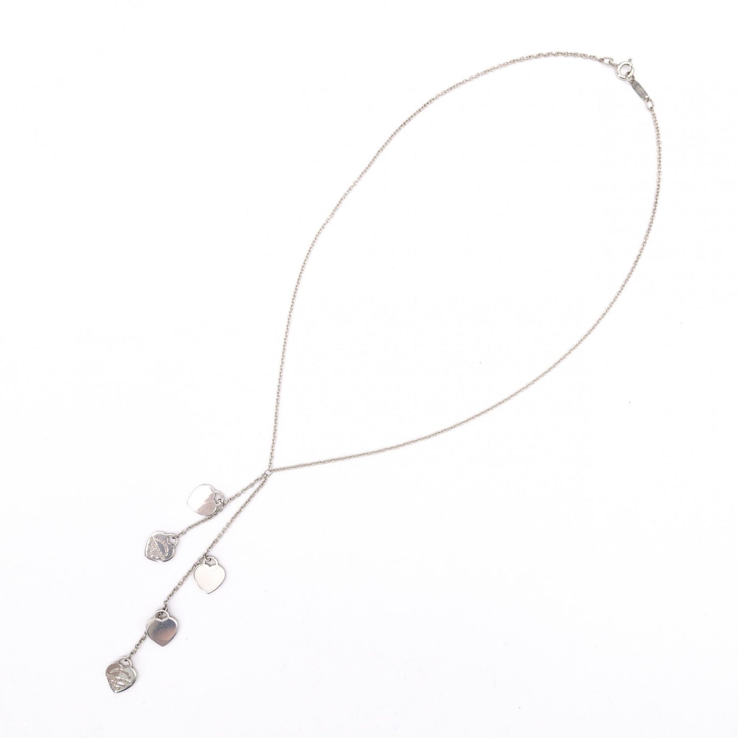 TIFFANY&Co. Tiffany Heart Tag Return to Tiffany Necklace, 925 Sterling Silver, 7.1g